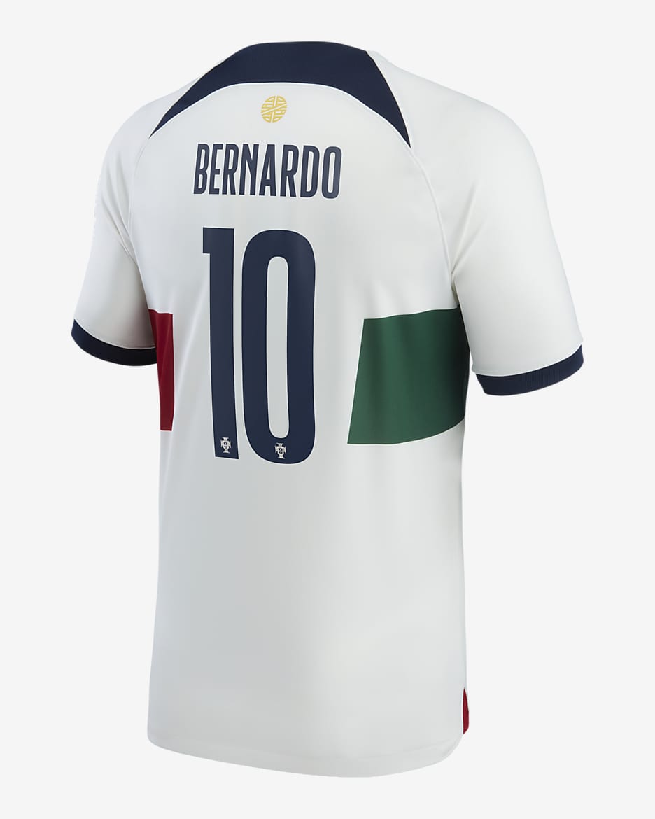 Portugal National Team 2022 23 Stadium Away Bernardo Silva Men s Nike Dri FIT Soccer Jersey. Nike